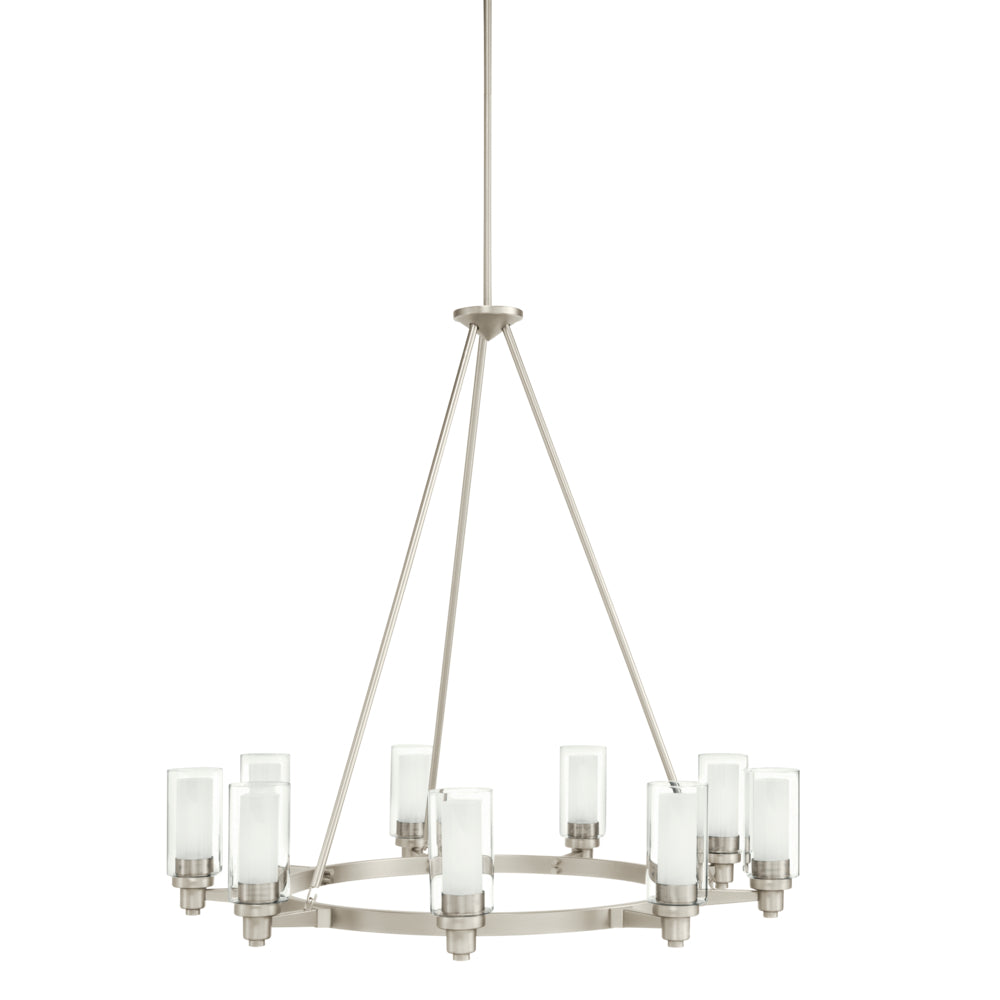 KICHLER, CIRCOLO CHANDELIER, LINEAR LIGHT