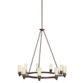 KICHLER, CIRCOLO CHANDELIER, LINEAR LIGHT