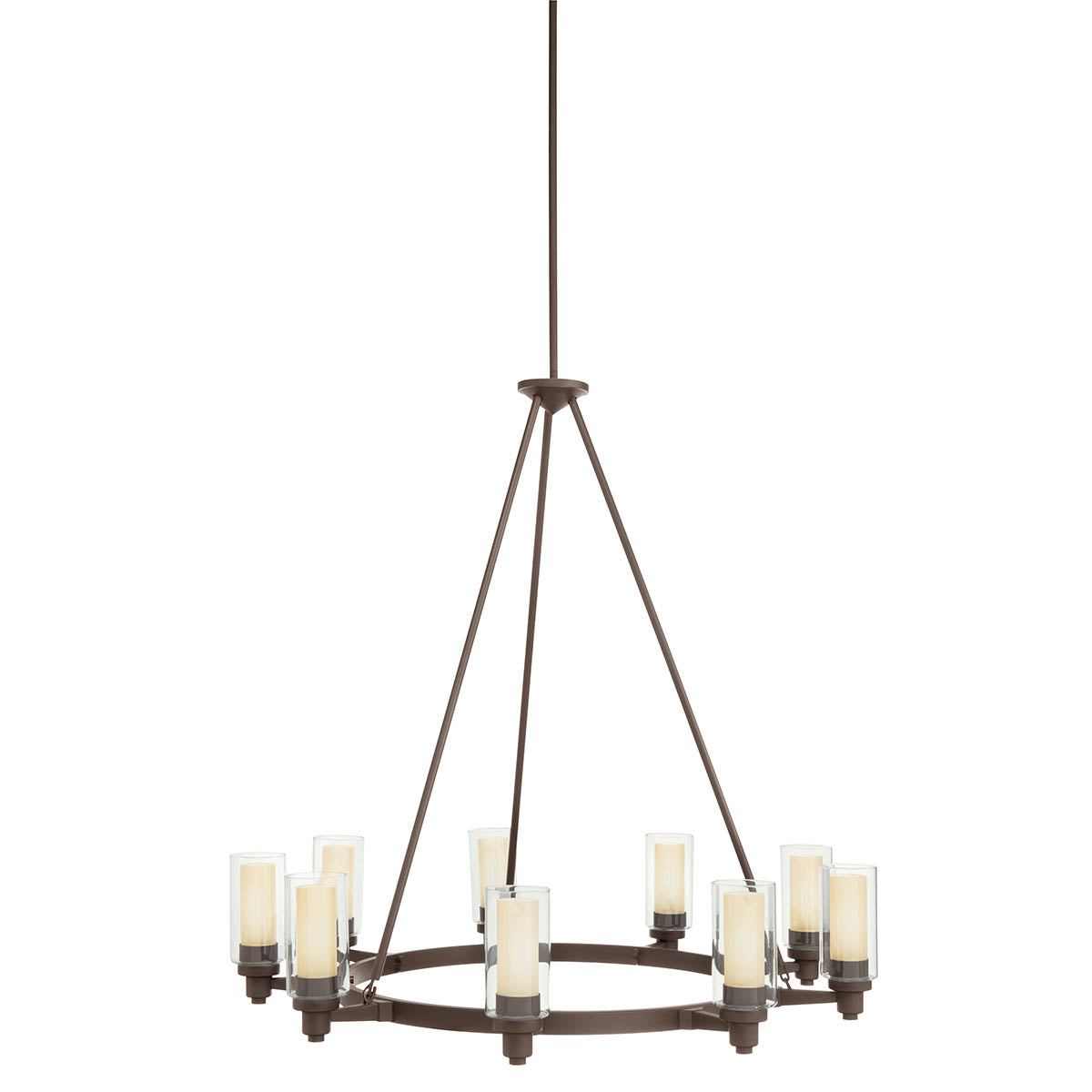 KICHLER, CIRCOLO CHANDELIER, LINEAR LIGHT