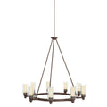 KICHLER, CIRCOLO CHANDELIER, LINEAR LIGHT