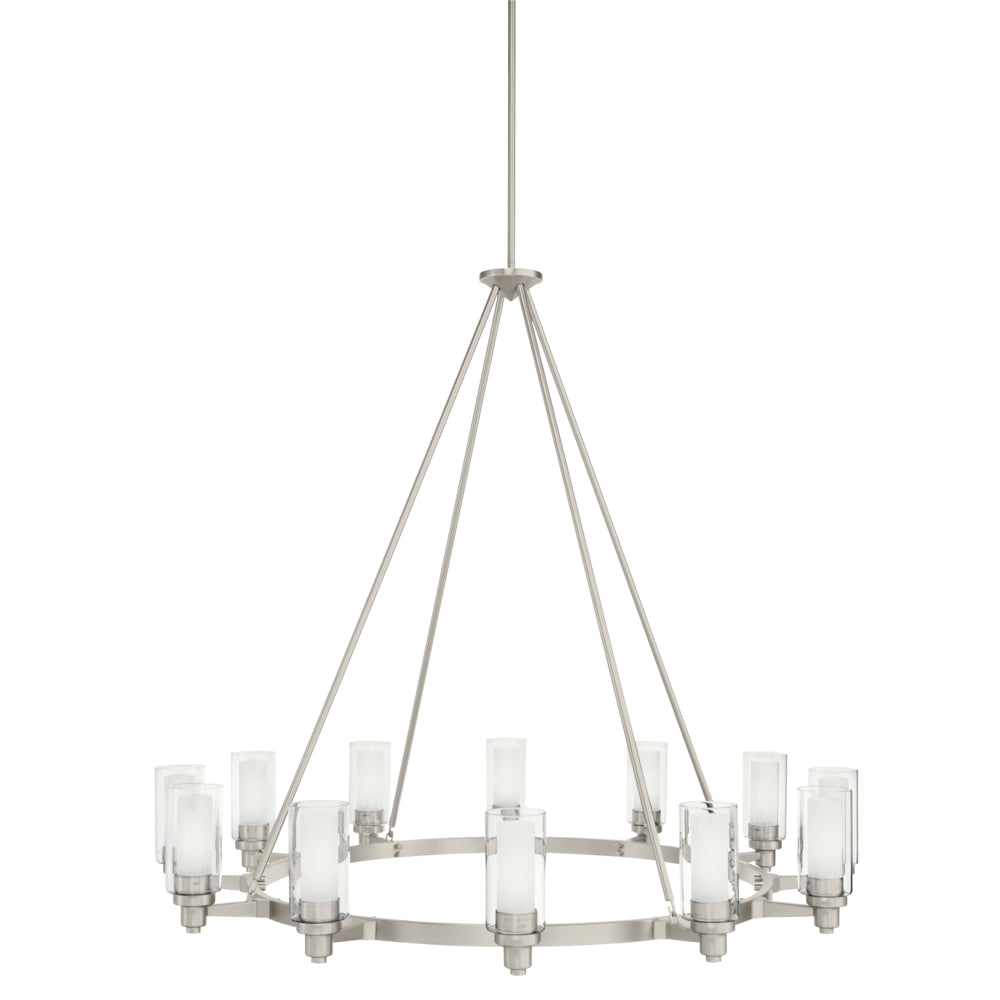 KICHLER, CIRCOLO CHANDELIER, LINEAR LIGHT