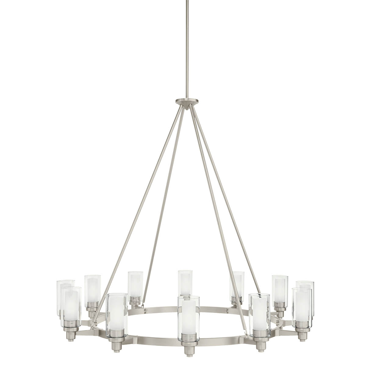 KICHLER, CIRCOLO CHANDELIER, LINEAR LIGHT