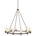 KICHLER, CIRCOLO CHANDELIER, LINEAR LIGHT
