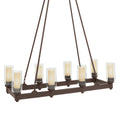 KICHLER, CIRCOLO CHANDELIER, LINEAR LIGHT