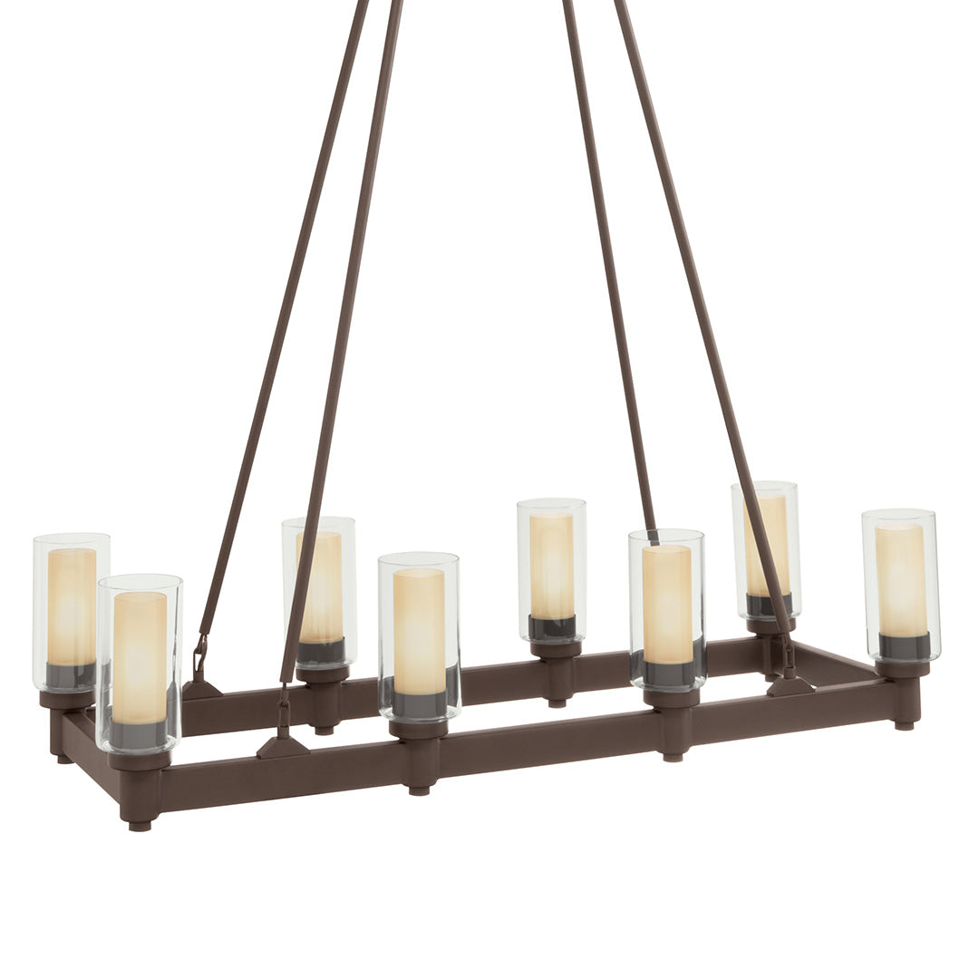 KICHLER, CIRCOLO CHANDELIER, LINEAR LIGHT