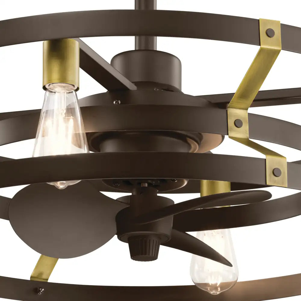 KICHLER, CAVELLI FAN, INDOOR CEILING FANS