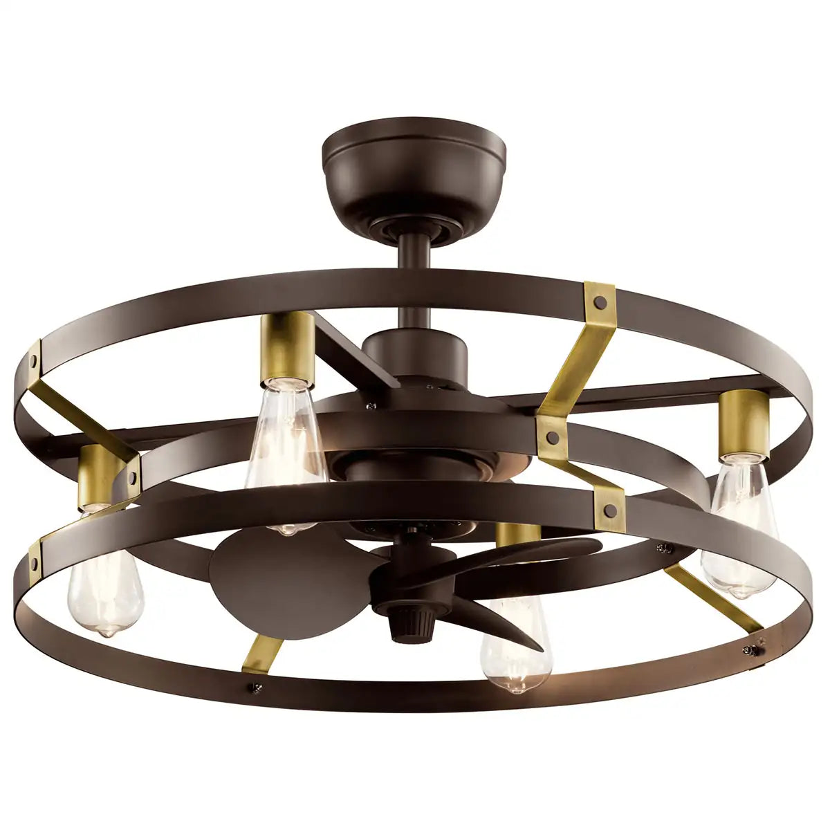 KICHLER, CAVELLI FAN, INDOOR CEILING FANS