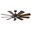KICHLER, GENTRY FAN, OUTDOOR CEILING FAN