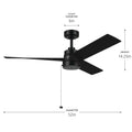 KICHLER, SPYN LITE FAN, INDOOR CEILING FANS