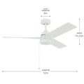 KICHLER, SPYN LITE FAN, INDOOR CEILING FANS