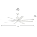 KICHLER, BREDA FAN, OUTDOOR CEILING FAN