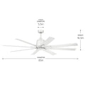 KICHLER, BREDA FAN, OUTDOOR CEILING FAN