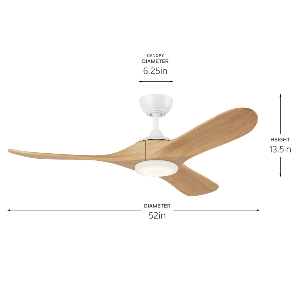 KICHLER, MYLO FAN, OUTDOOR CEILING FAN
