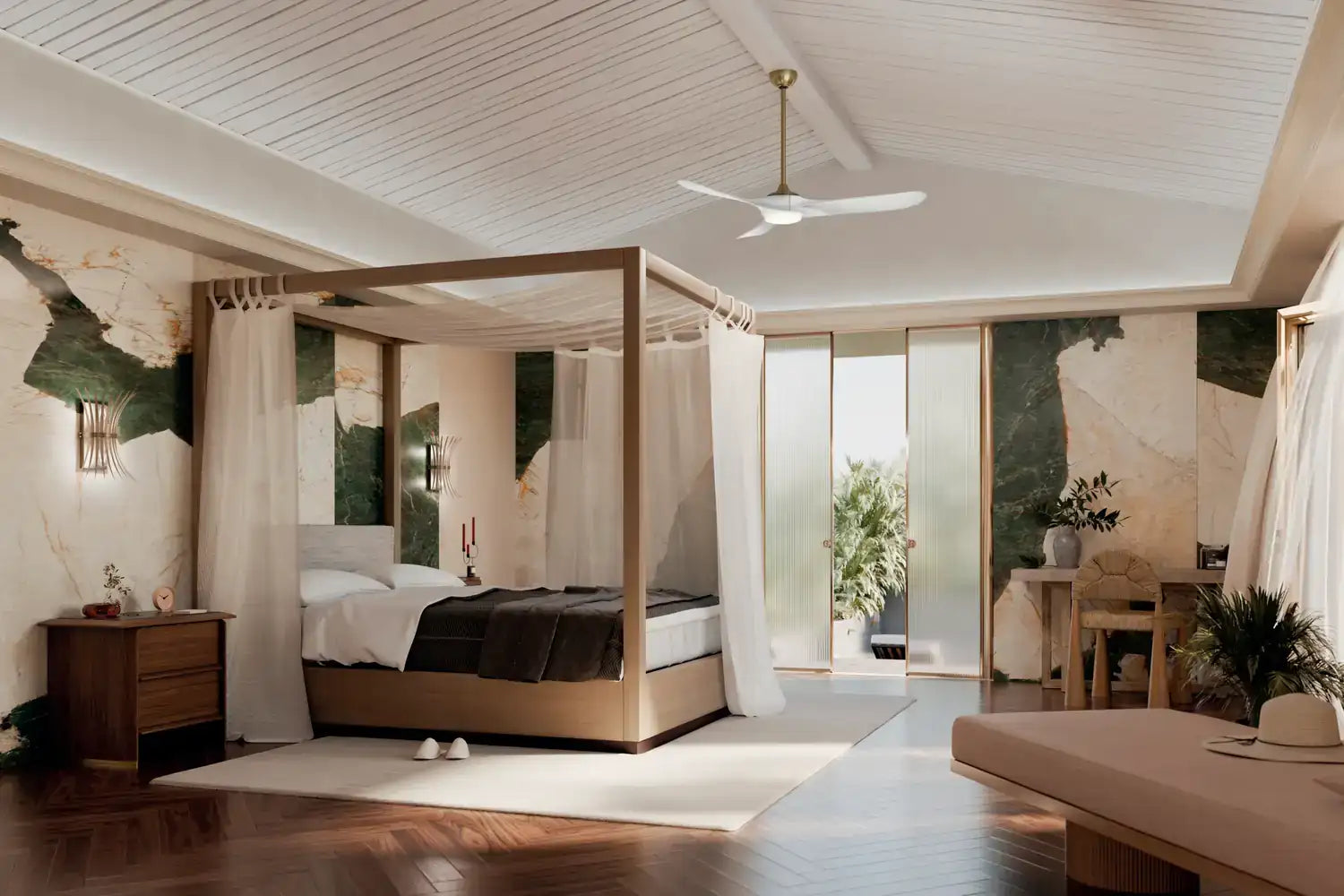 KICHLER, MYLO FAN, OUTDOOR CEILING FAN