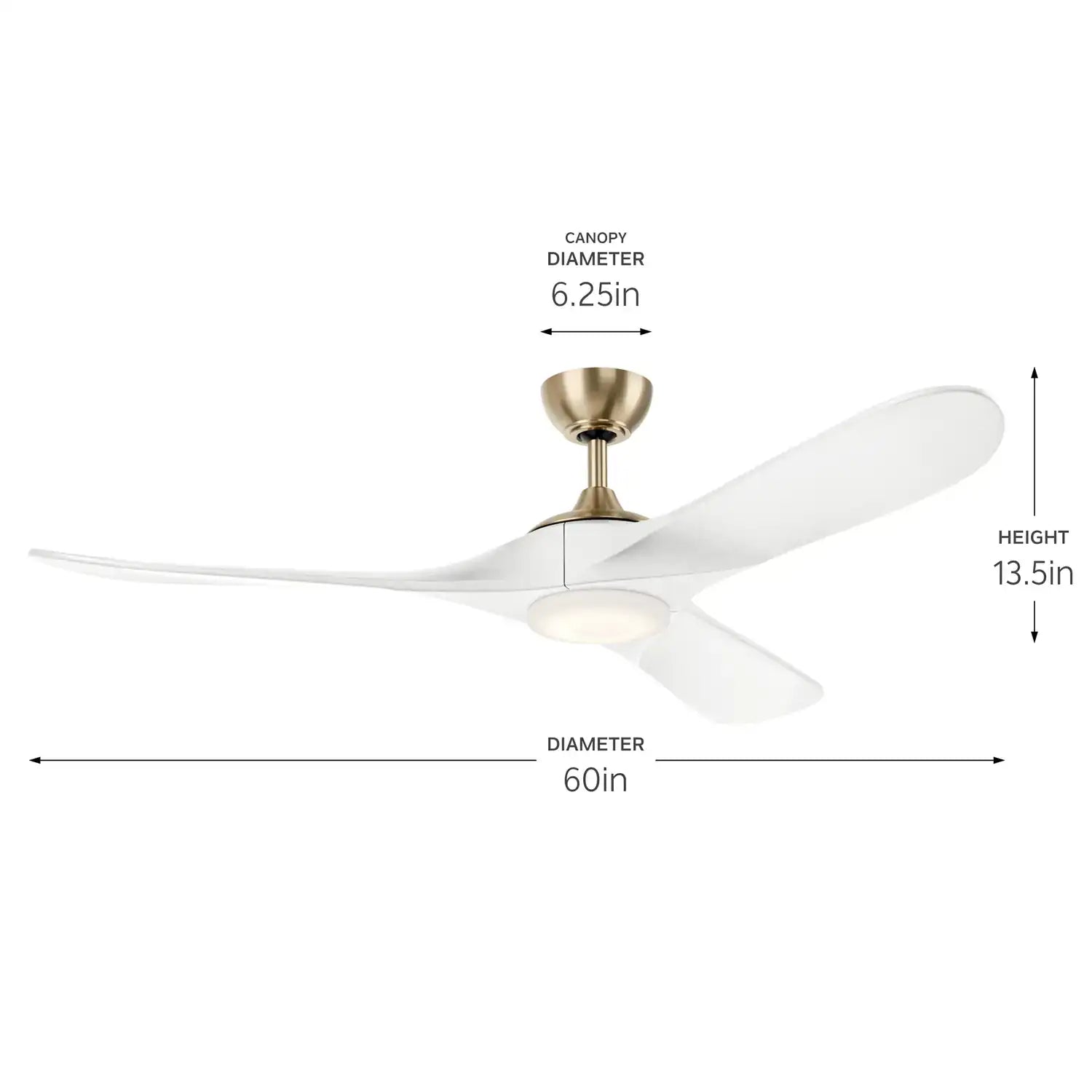 KICHLER, MYLO FAN, OUTDOOR CEILING FAN
