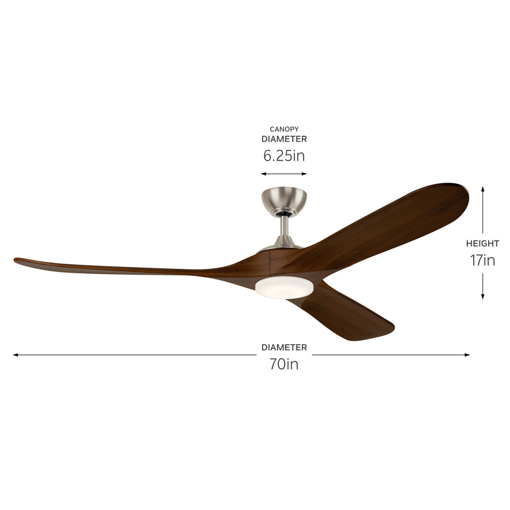 KICHLER, MYLO FAN, OUTDOOR CEILING FAN