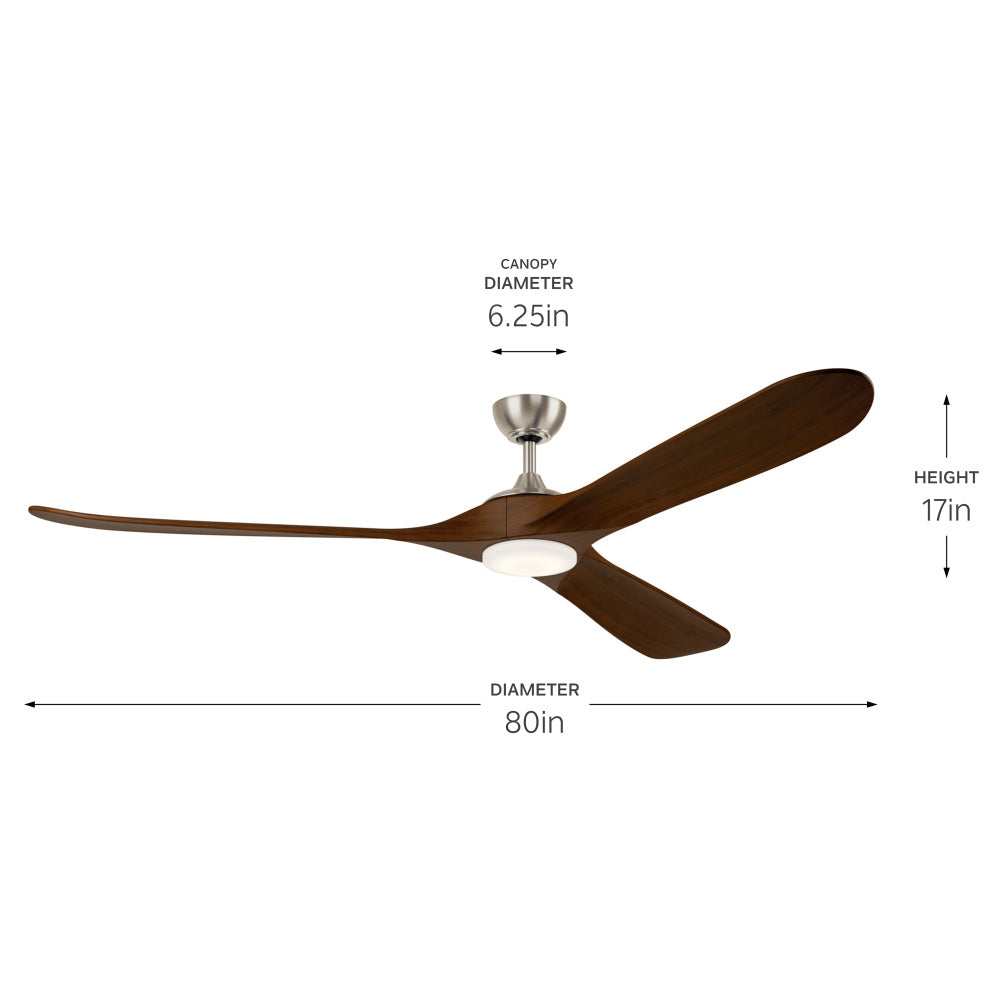 KICHLER, MYLO FAN, OUTDOOR CEILING FAN