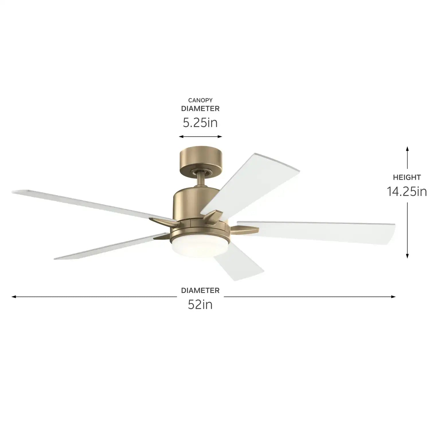 KICHLER, LUCIAN ELITE FAN, INDOOR CEILING FANS