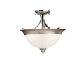 KICHLER, DOVER CEILING LIGHTS, FLUSH MOUNT CEILING LIGHTS