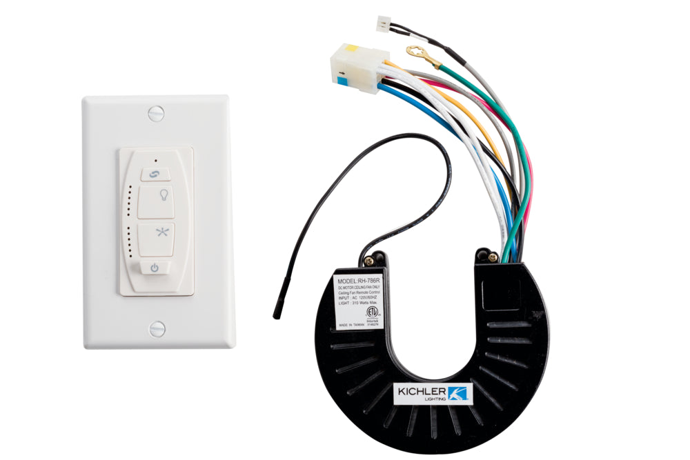 KICHLER 6 SPEED DC WALL TRANSMITTER FULL FUNCTION