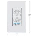 KICHLER AC STANDARD LIMITED FUNCTION WALL REMOTE CONTROL - Fan Parts & Accessories
