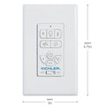 KICHLER AC STANDARD FULL FUNCTION WALL REMOTE CONTROL - Fan Parts & Accessories
