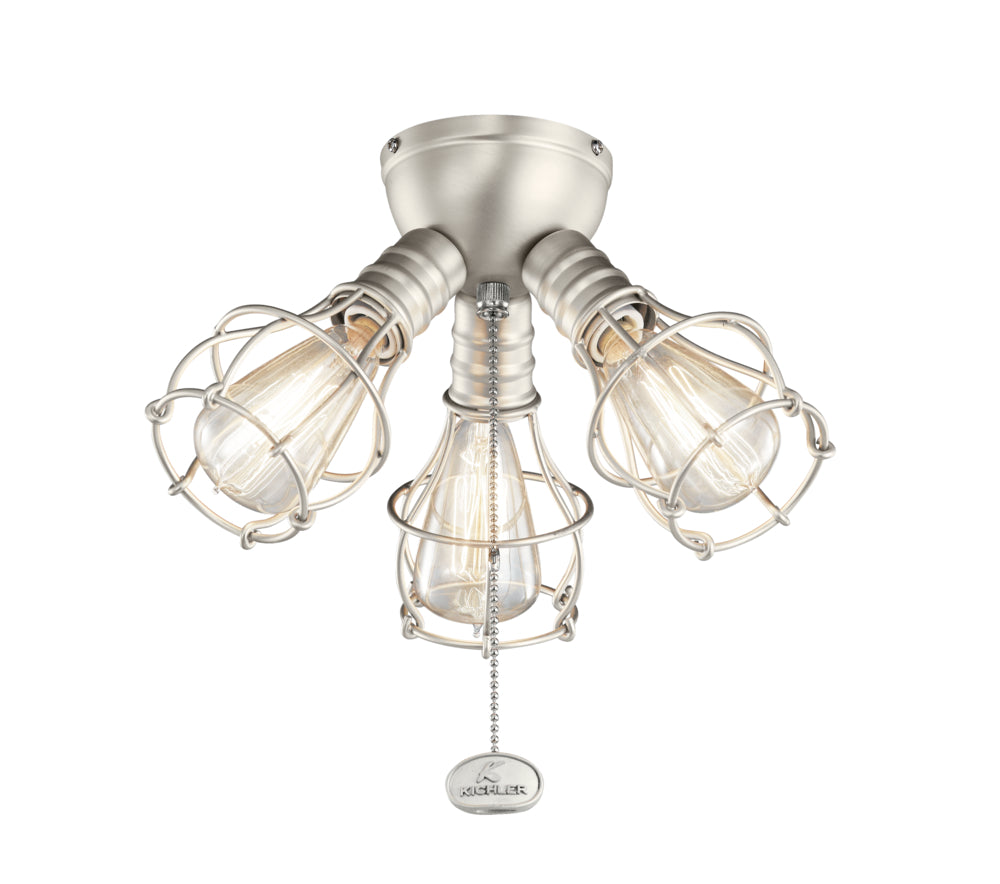 KICHLER LED INDUSTRIAL 3 LIGHT FIXTURE