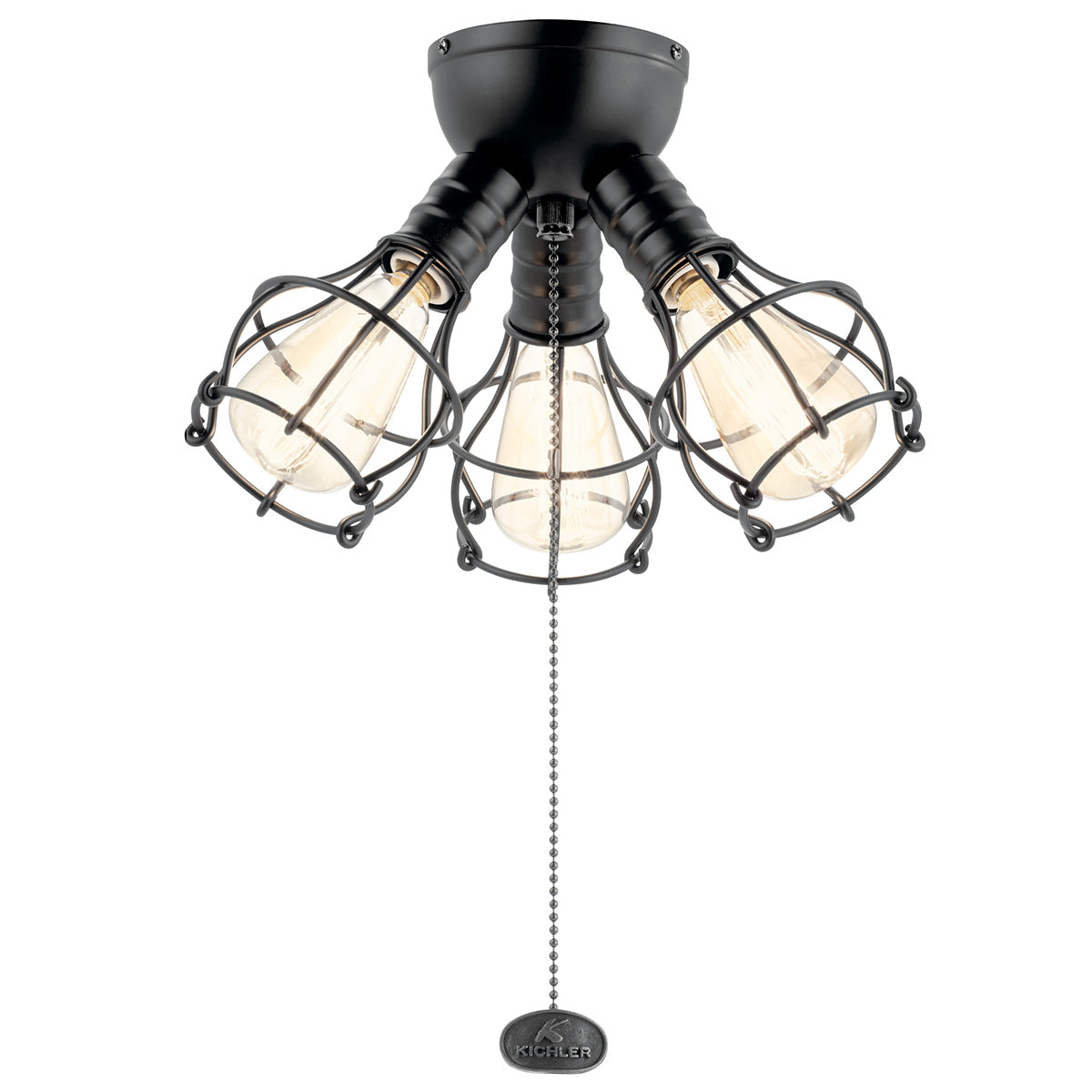 KICHLER LED INDUSTRIAL 3 LIGHT FIXTURE