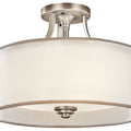 KICHLER, LACEY CEILING LIGHTS, SEMI FLUSH MOUNT LIGHT