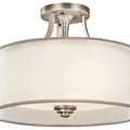 KICHLER, LACEY CEILING LIGHTS, SEMI FLUSH MOUNT LIGHT