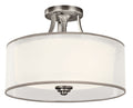 KICHLER, LACEY CEILING LIGHTS, SEMI FLUSH MOUNT LIGHT