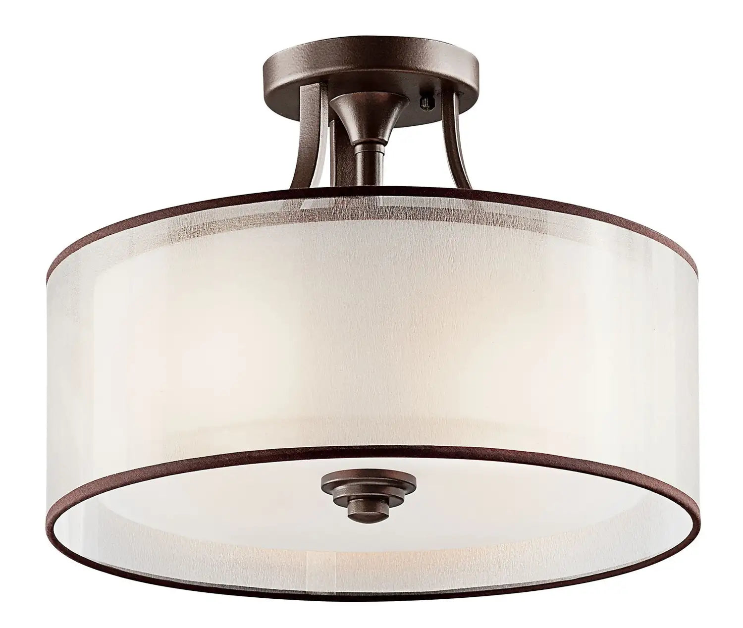 KICHLER, LACEY CEILING LIGHTS, SEMI FLUSH MOUNT LIGHT