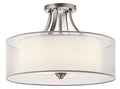 KICHLER, LACEY CEILING LIGHTS, SEMI FLUSH MOUNT LIGHT