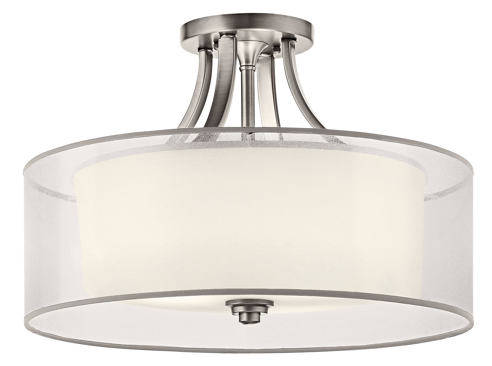 KICHLER, LACEY CEILING LIGHTS, SEMI FLUSH MOUNT LIGHT