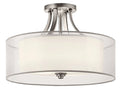 KICHLER, LACEY CEILING LIGHTS, SEMI FLUSH MOUNT LIGHT