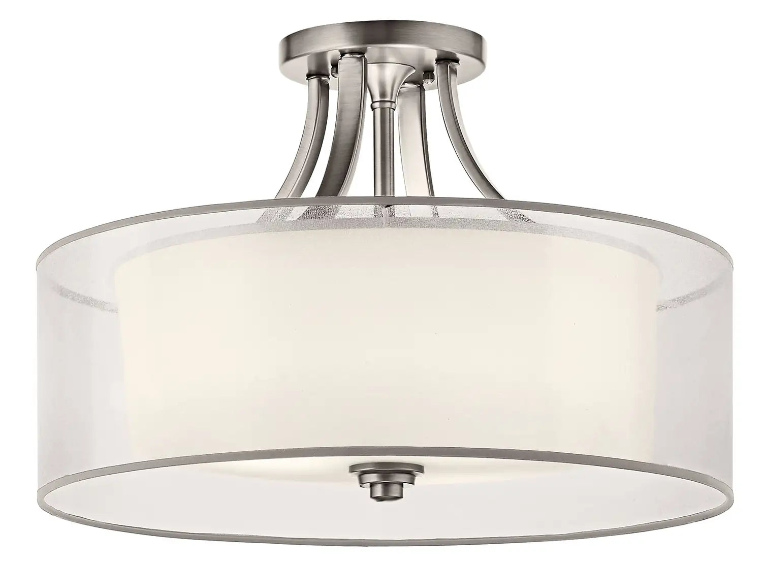 KICHLER, LACEY CEILING LIGHTS, SEMI FLUSH MOUNT LIGHT