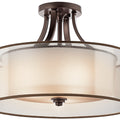 KICHLER, LACEY CEILING LIGHTS, SEMI FLUSH MOUNT LIGHT