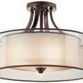 KICHLER, LACEY CEILING LIGHTS, SEMI FLUSH MOUNT LIGHT
