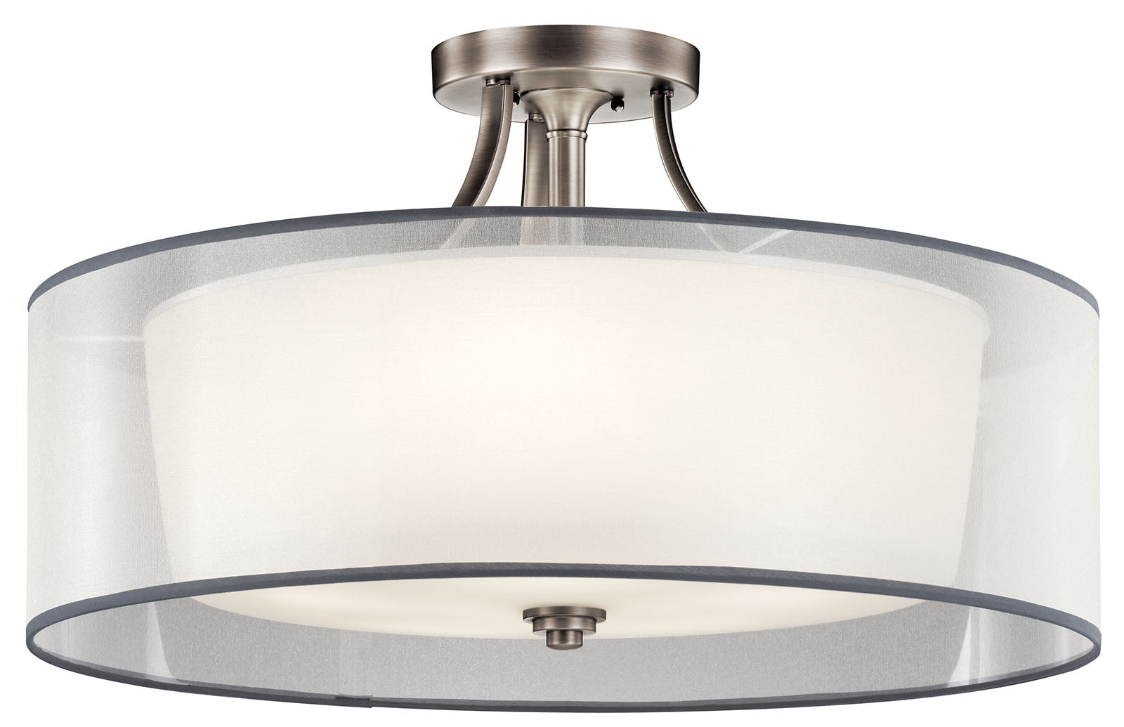 KICHLER, LACEY CEILING LIGHTS, SEMI FLUSH MOUNT LIGHT