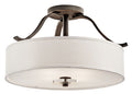 KICHLER, LEIGHTON CEILING LIGHTS, SEMI FLUSH MOUNT LIGHT
