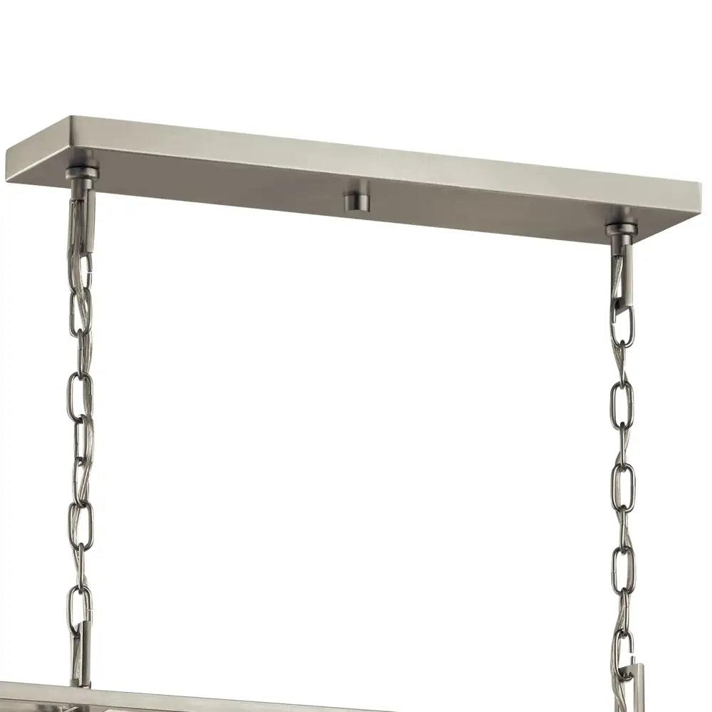 KICHLER, MORRIGAN CHANDELIER, LINEAR LIGHT