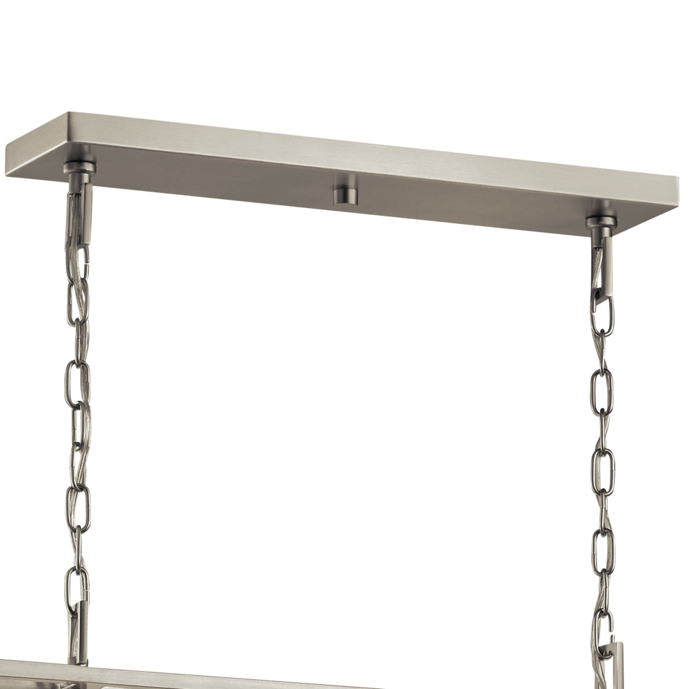 KICHLER, MORRIGAN CHANDELIER, LINEAR LIGHT
