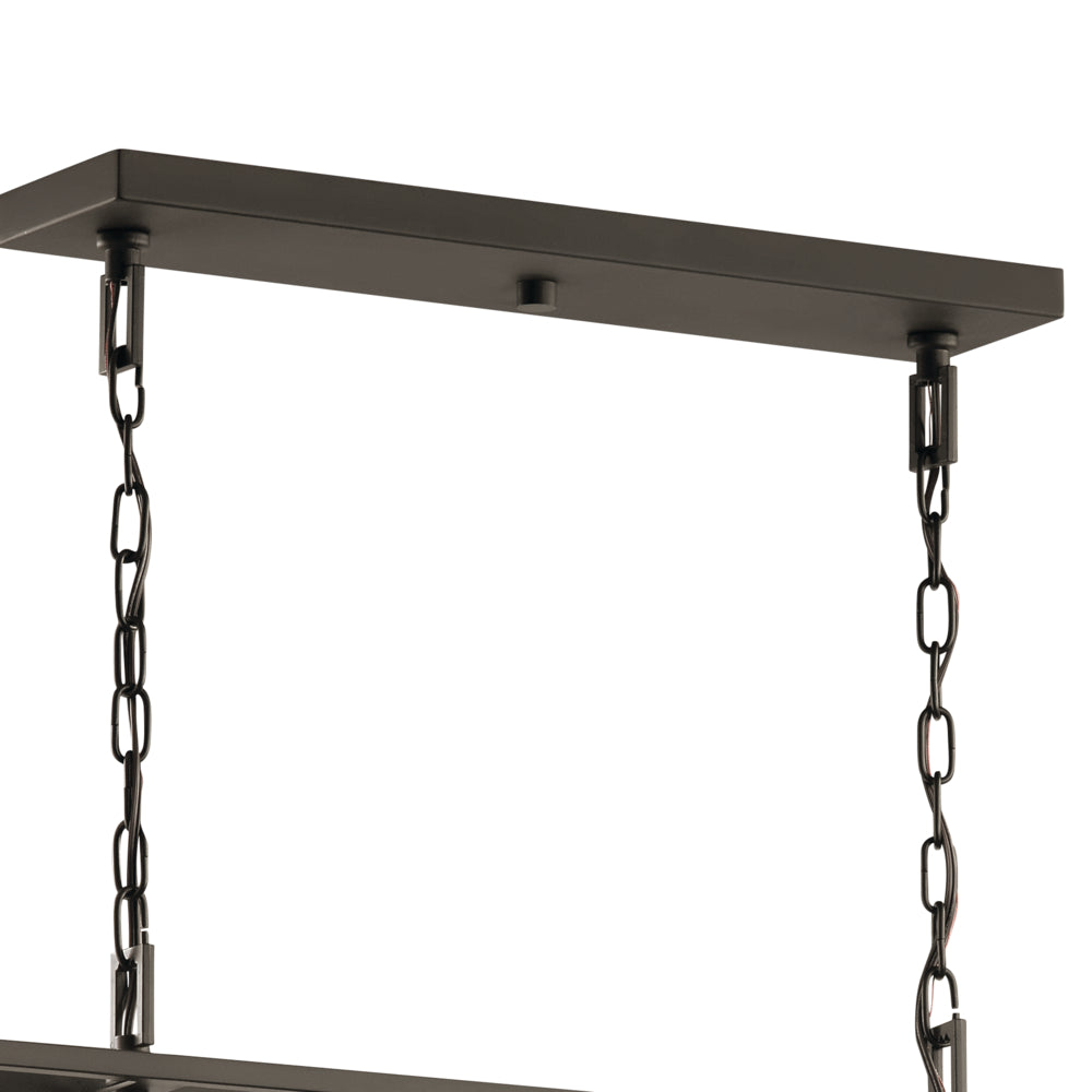 KICHLER, MORRIGAN CHANDELIER, LINEAR LIGHT