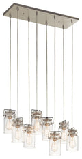 KICHLER, BRINLEY CHANDELIER, LINEAR LIGHT