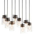 KICHLER, BRINLEY CHANDELIER, LINEAR LIGHT