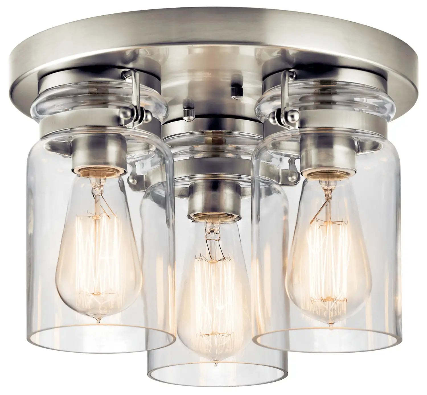 KICHLER, BRINLEY CEILING LIGHTS, FLUSH MOUNT CEILING LIGHTS