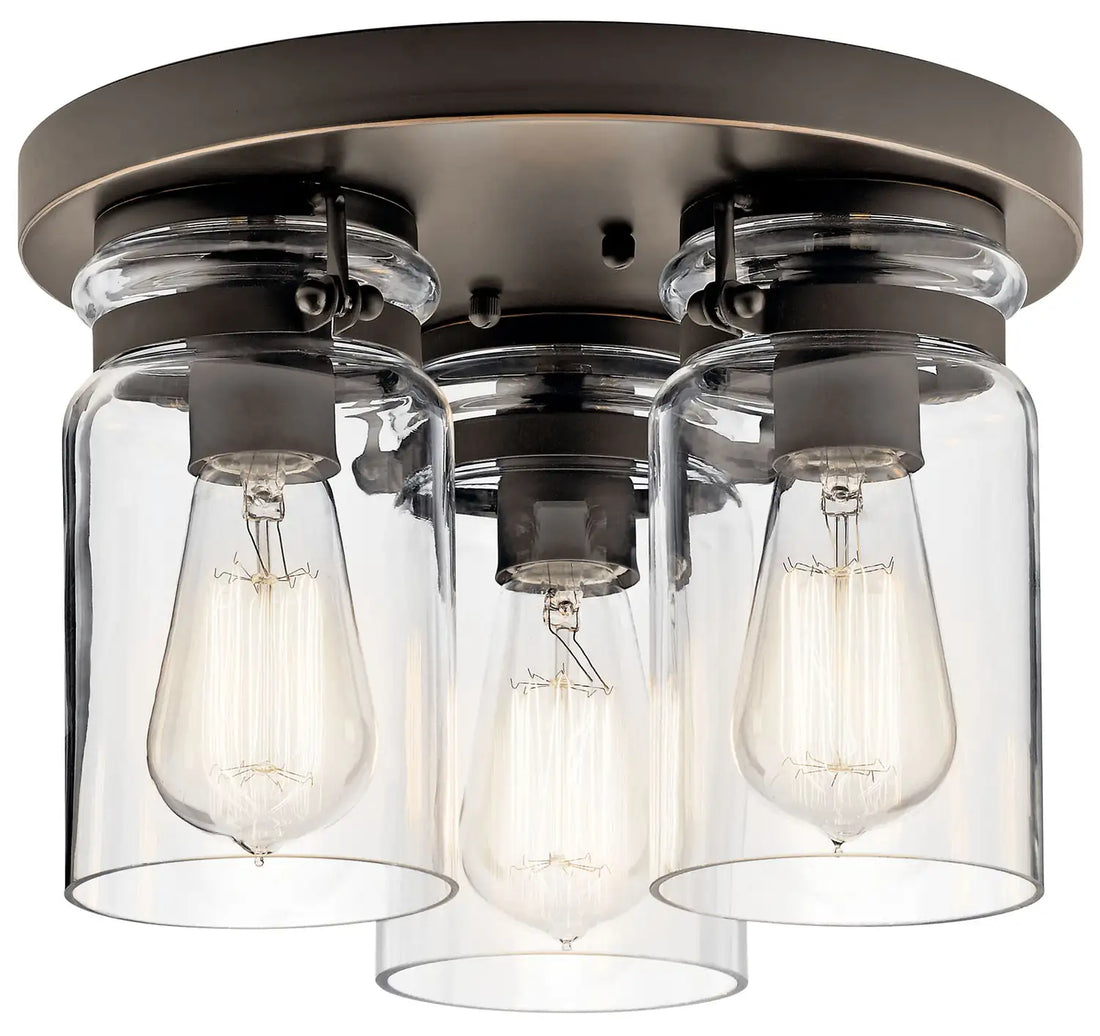KICHLER, BRINLEY CEILING LIGHTS, FLUSH MOUNT CEILING LIGHTS
