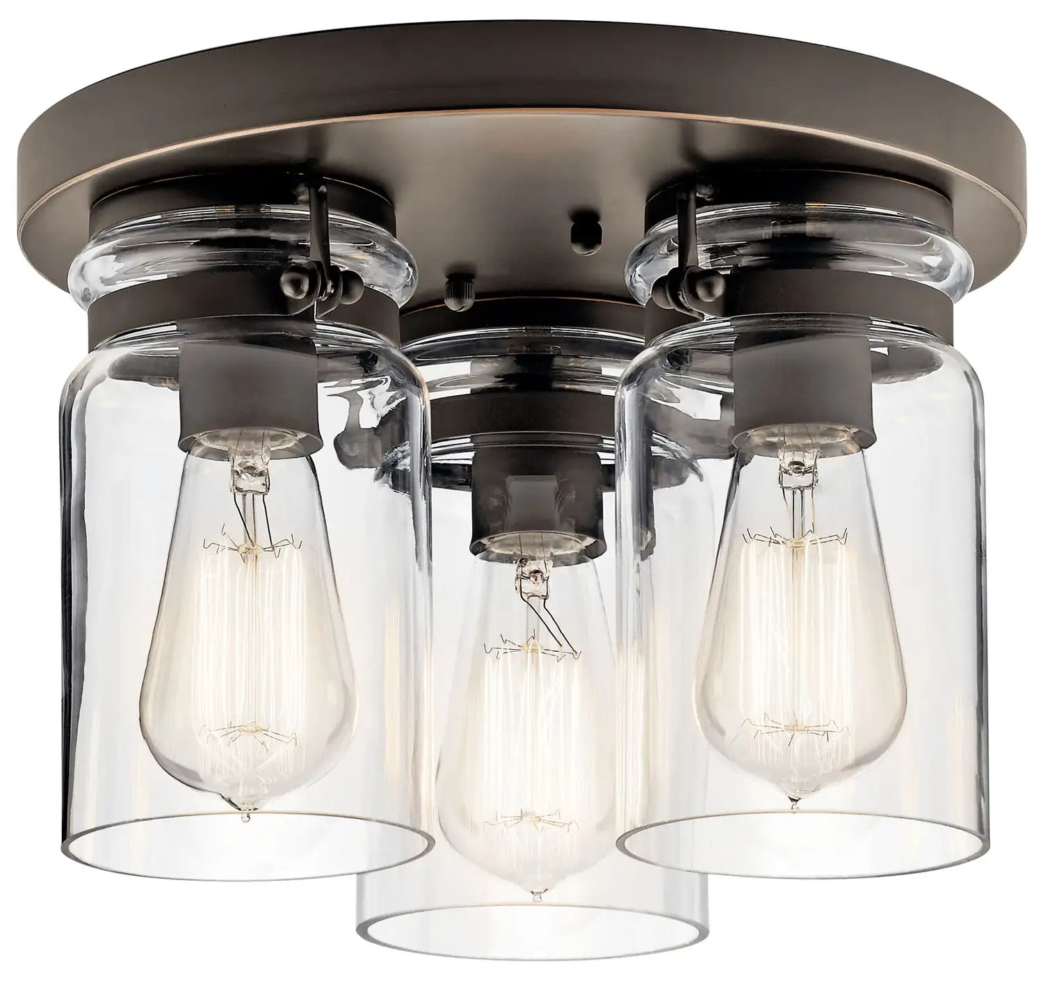 KICHLER, BRINLEY CEILING LIGHTS, FLUSH MOUNT CEILING LIGHTS