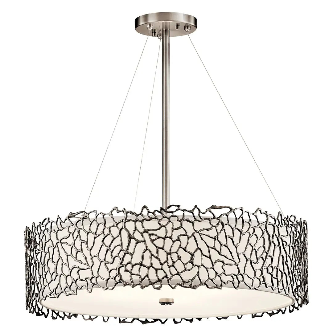 KICHLER, CORAL CHANDELIER, PENDANT LIGHT