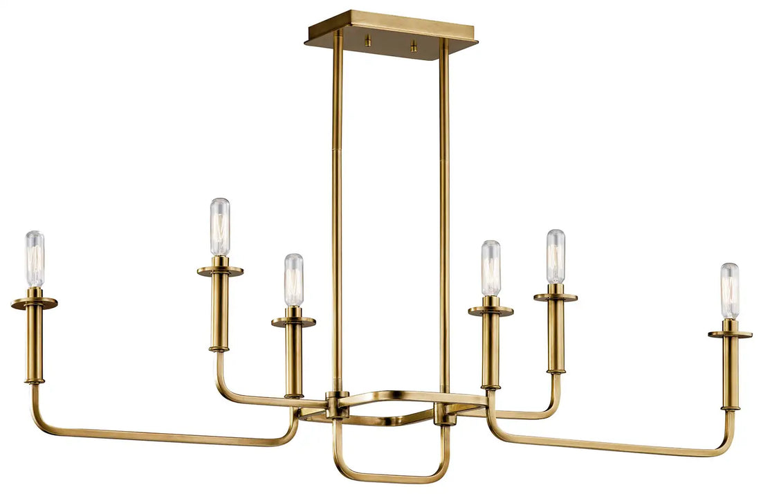 KICHLER, ALDEN CHANDELIER, LINEAR LIGHT